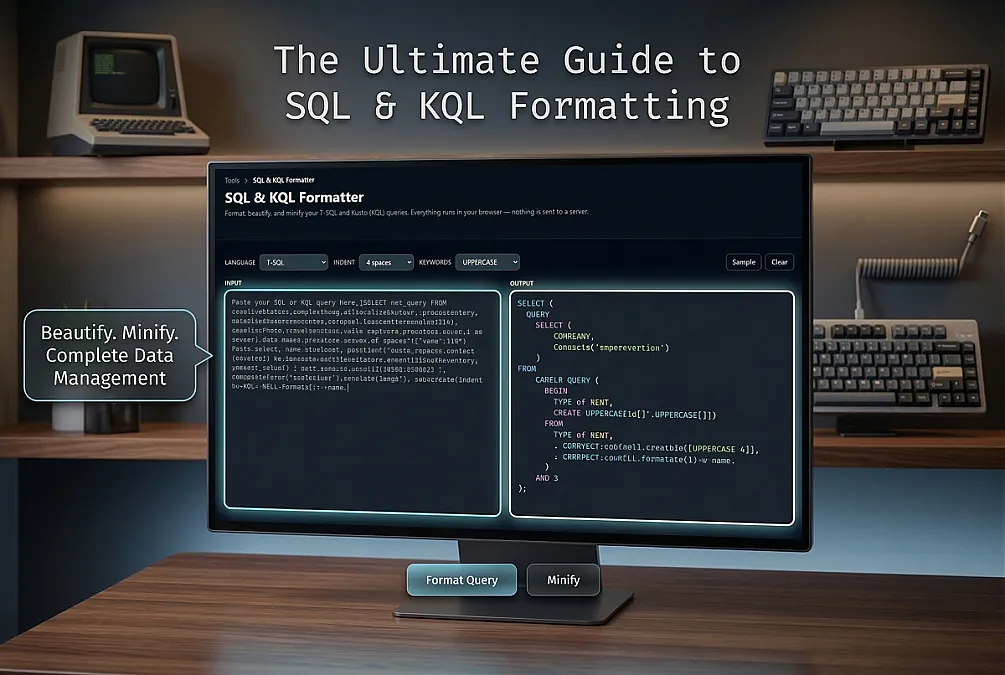 SQL/KQL formatter tool