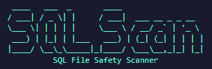 SQL Scanner